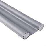 Türdichtung, wasserdichter Dichtungsstreifen, Zugluftstopper, Türbodenschutz, Luftstopper für Türen, Premium-Zugluftstopper für Türen (grau)