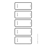 Leitz PC-beschriftbare Rückenschilder selbstklebend für Leitz Qualitäts-Ordner 180°, 50 Stück, 46 x 111 mm, Papier, 16920085