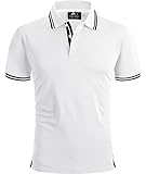 SwissWell Herren Poloshirt Kurzarm Atmungsaktiv Golf Tennis Sport Polo Sommer Freizeit T-S