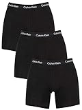 Calvin Klein Herren 3p Boxer Brief Boxershorts, Schwarz (Black W. Black Wb Xwb), L