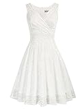 GRACE KARIN 50s Kleid Rockabilly ärmellos Partykleid Damen Vintage Kleider 50er Jahre Partykleider CL645-2 M