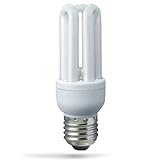 NCC-Licht Energiesparlampe Leuchtmittel Sparlampe Röhrenform 15W E27 800lm warmweiß 2700K