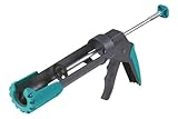 wolfcraft MG 200 mechanische Kartuschenpresse 4352000, Ergonomische Kartuschenpistole mit gummiertem Handgriff & drehbarer Griffhülse, Für 310 ml Kartuschen geeig