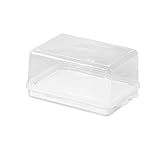 HUHAORAN2021 Buttergerichte Plastikbutter Aufbewahrungsbox Container Transparent Käse Server-Keeper-Tablett mit Messer Transparent Crisper Kühlschrank Aufbewahrungsbox Butterspeicherung.