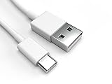USB-C Ladekabel für Blu Vivo 5 Weiß 3 m Handy Schnellladekabel Datenkabel
