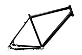 28' Zoll Alu Fahrrad Rahmen Herren Trekking Disc Scheibenbremse Ketten Schaltung Rh 52cm Schwarz matt