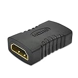 linyutech Hdmi Kabel HDMI -Kompatible weibliche bis weibliche direkte Adapterkabel weibliche Schwarz HDMI -Compatible Adapter Hdmi 2.1 Kabel (Size : Black)