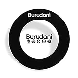 Burudani Dart Auffangring | NEU: Modell 2021 mit Abstandhalter | Hochwertiger Dart Surround Wandschutz | Ideale Passform für alle Standard Dartscheiben