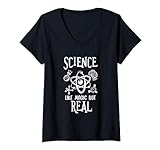 Wissenschaft Magie Intelligent Science Professor Student T-Shirt mit V-Ausschnitt