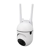 Yunseity WiFi IP-Kamera, Outdoor-Überwachungskamera 2K Zwei-Wege-Audio Cloud-Speicher Smart Garage Alarm (EU-Stecker)