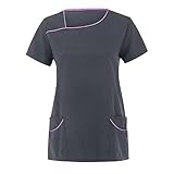 Kurzarm Oberteile Damen Kurzarm Bluse Damen Leinenbluse Damen Sommer Shirt Damen Lässig Casual Lockere Shirts Bedrucken Rundhalsausschnitt Oberteile Tee Karneval Kostü