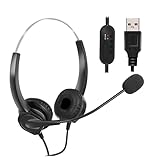 Headset Audio Headset Noise Cancelling und mit Mic Business USB Control Bluetooth Headset VuK383