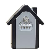 Schlüsselkasten 4-stelliger Passwort-Safe mit Schlüsseln, an der Wand befestigter Autoschlüsselkasten, Safes, Aufbewahrungsboxen, Geldsparkoffer, U-Disk, Schmuck, Chiffrierbox, Safe, Schlüsselschr