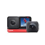 Insta360 ONE R Sport Video Adaptive Action Kamera IPX8 wasserdichte Sprachsteuerung (360+4k Twin Edition)