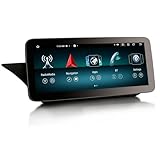 Erisin 12.3 Zoll 8-Kern 8GB+128GB Android 13 Autoradio GPS Navi für Mercedes Benz E-Klasse W212 S212 NTG 4.0 Unterstützt IPS Bluetooth 5.0 DAB+ Kabelloses CarPlay Android Auto Canbus DSP WiFi 4G RDS