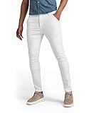 G-STAR RAW, Herren Rackam 3D Skinny Jeans, Weiß (White C267-110), 32W / 32L