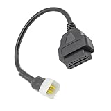 GRADENEVE Zu 6 Poligem Adapterkabel Langlebiges Diagnosesteckerkabel Für Motorfehlerdiagnose 6 Pin Adapterkabel Fü