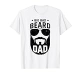 Herren Big Bad Beard Dad Vatertag Vater Papa Familie T-Shirt