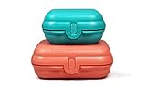 Tupperware to Go Mini-Twin helltürkis + Twin Gr.2 lachsrosa B