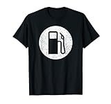Gaspumpensymbol mit niedrigem Kraftstoff T-Shirt