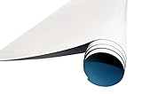 Queence Selbstklebende Magnetische Whiteboard Folie | Weißwandtafel | Whiteboard | Schreibtafel | Folie | Wandfolie | Multifunktionstafelfolie | Farbe: Weiß, Größe:50x50 cm