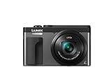 Panasonic LUMIX TZ91 High-End Reisezoom Kamera (LEICA Objektiv, 30x Opt. Zoom, 24 mm Weitwinkel, Sucher, 4K) silber