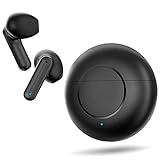 Bluetooth Kopfhörer, In Ear Kopfhörer Kabellos Bluetooth 5.1 Mini Wireless Kopfhörer mit Deep Bass, Leicht IP7 Wasserdicht Sport Ohrhörer mit Mic, Winziger Ladekoffer, 24H Spielzeit, Touch Control