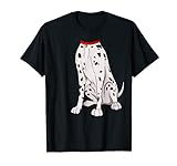 Dalmatiner Kostüm T-Shirt für Halloween Hund Tier Cosplay