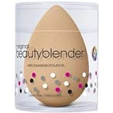 BeautyBlender Make up Schwamm Nude, Latexfrei, Make Up Schwämmchen makellos für flüssige Grundierung, Creme & Puder, Make up Ei 1er Pack (1 x 1 Stück)