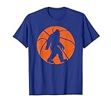 Sasquatch Basketball!Bigfoot Distressed 80er Jahre Minimalist T-Shirt