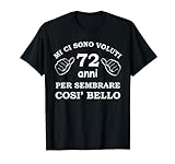 Herren Lustiges italienisches Geschenk zum 72. Geburtstag für Männer T-Shirt