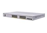 Cisco Business CBS350-24P-4G Managed Switch | 24 GE-Ports | PoE | 4 x 1G-SFP | Begrenzter Lebenszeitschutz (CBS350-24P-4G)