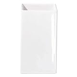 ASA Blumenvase, Keramik, weiß, 11.5x11.5x21 cm