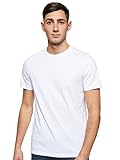 JACK & JONES NOS Herren JJEORGANIC Basic Tee SS O-Neck NOOS T-Shirt, Weiß (White Detail: Slim), Large (Herstellergröße: L)