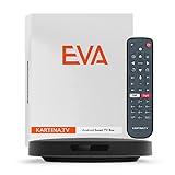 Kartina Eva IPTV Receiver von DuneHD mit Bluetooth-Fernbedienung. 4K, WiFi, USB, Micro SD, Android TV.