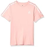 adidas Originals Jungen New Icon T-Shirt, rosa/weiß, Klein