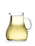 Stölzle Oberglas Salzburg Karaffe Wasserkrug Weinkrug Spiraloptik 1l, 1 Stück, spülmaschinenfest, hochwertige Qualität