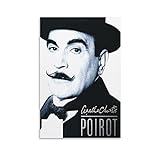 Agatha Christie's Poirot TV-Serie Poster Leinwandkunst und Wandkunst, Bilderdruck, modernes Familienschlafzimmerdekor, Poster für Schlafzimmer und Wohnzimmer, 20 x 30 cm