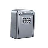 schlüsselkasten mit zahlencode Mini 4 Passwort Schlüssel Safe Box Wandmontierter Sicherheit Diebstahl im Freien Indoor Home Sicherheitsschlüssel Safe Lock Aufbewahrungsbox Organizer