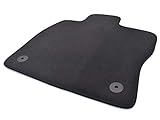 Fußmatte passend für Golf 7 VII Velours Automatte Fahrermatte einzeln Fahrerseite schwarz