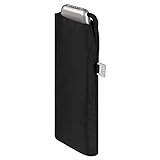 doppler Taschenschirm Carbonsteel Slim Uni – Handliches Format – Federleicht – 22 cm – Schwarz