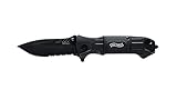 Walther 5.0715 Messer Black Tac Knife, schwarz, 205mm