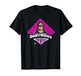 WWE Bret Hart Aufverzweifeltes Rosa T-Shirt
