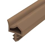 Gedotec Zugluftstopper für Zimmertür M 3967 | 1 Rolle - Türrahmen Dichtung | Länge: 25 m | Falzbreite: 12 mm | Türdichtung Kunststoff TPE weich PVC beige | zum Abdichten von Türen | Türg
