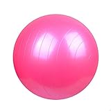 DZLXY Yoga Gymnastikball 45CM, 55CM, 65CM, 75CM für Fitness, Stabilität, Balance & Yoga, Pilates oder Entbindungstherapie Sicherheit - Quick Air Pump inklusive,Pink,55CM