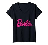 Barbie T-Shirt, Logo, klassisch, viele Größen+Farben T-Shirt mit V-Ausschnitt