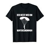Fallschirm Fallschirmspringer Skydiving Gleitschirm Geschenk T-Shirt