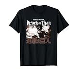 Attack on Titan Season 4 Englisch und Kanji Logo T-Shirt