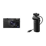 Sony RX100 VII | Premium Bridge-Kamera (1,0-Typ-Sensor, 24-200 mm F2.8-4.5 Zeiss-Objektiv, Autofokus zur Augenverfolgung für Mensch, 4K-Filmaufnahmen und neigbares Display) & VCT-SGR1 Handgriff