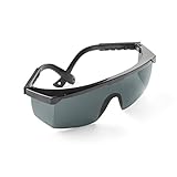 Premium Schutzbrille für UV, HPL/IPL, LED & Rotlicht für zuverlässigen Augenschutz I Geprüfte Qualität nach DIN 166 I verstellbare Brille mit Seitenschutz I Schutz bei Phototherapie & Laserbehandlung